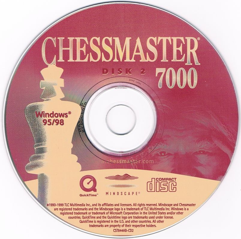 Chessmaster 7000 Disc 1-2 Microsoft Windows PC CD-PC Gamez USA