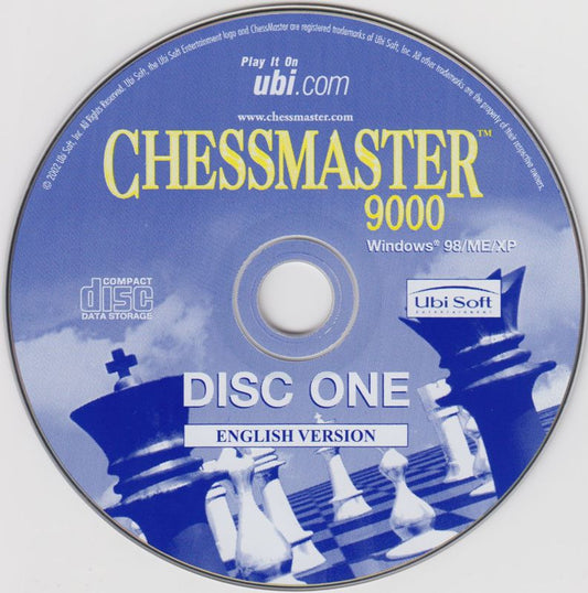Chessmaster 9000 Disc 1-2 Microsoft Windows PC CD-PC Gamez USA