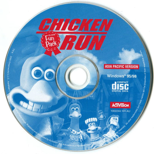 Chicken Run Microsoft Windows PC CD-PC Gamez USA