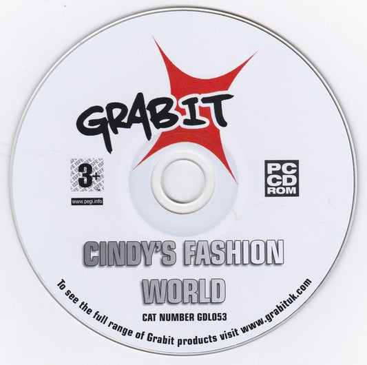 Cindy's Fashion World Microsoft Windows PC CD-PC Gamez USA