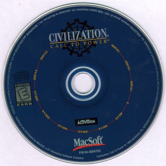 Civilization Call To Power Microsoft Windows PC CD-PC Gamez USA
