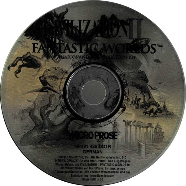 Civilization II Fantastic Worlds Microsoft Windows PC CD-PC Gamez USA