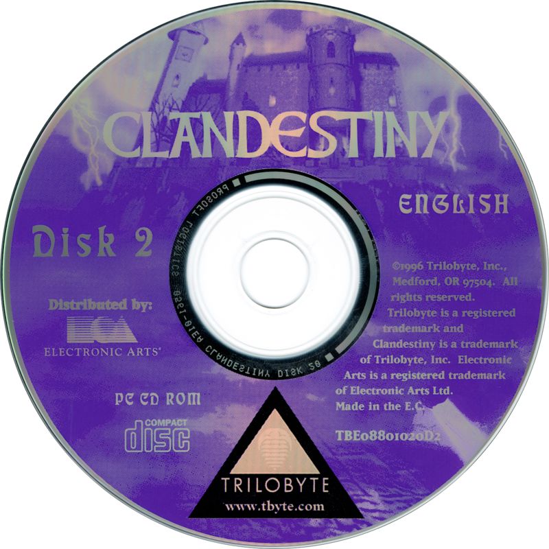 Clandestiny Disc 1-2 Microsoft Windows PC CD-PC Gamez USA