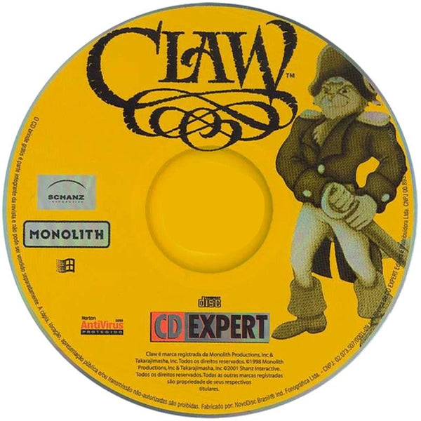 Claw Microsoft Windows PC CD-PC Gamez USA