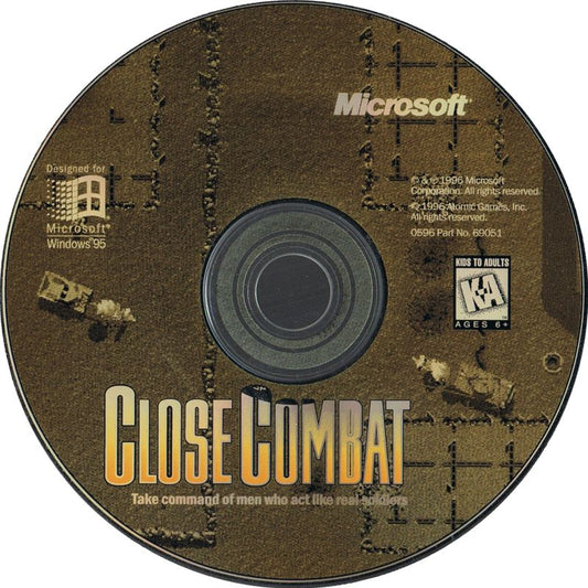 Close Combat Microsoft Windows PC CD-PC Gamez USA
