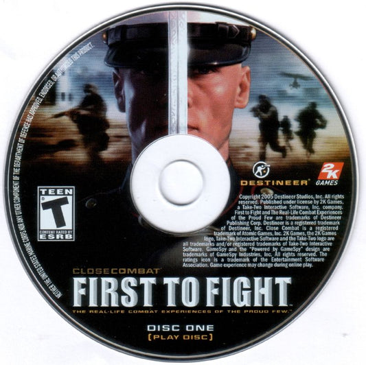 Close Combat First to Fight Disc 1-3 Microsoft Windows PC CD-PC Gamez USA