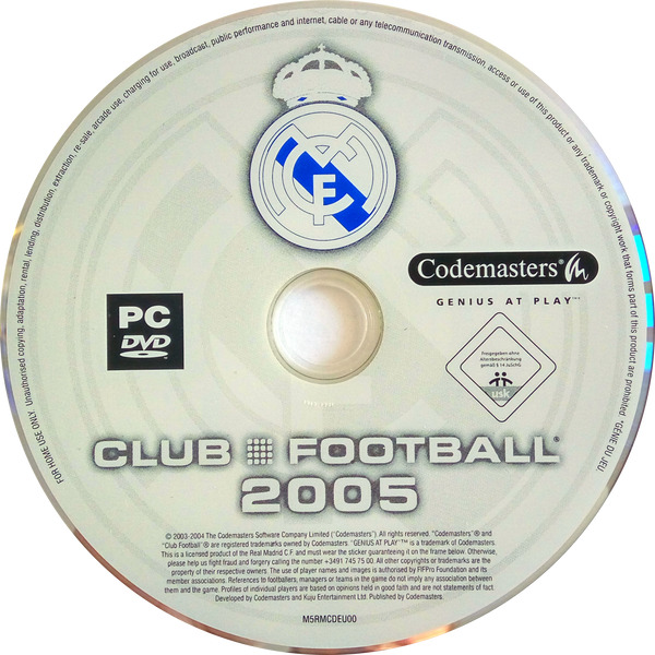 Club Football 2005 Microsoft Windows PC DVD by PC Gamez USA