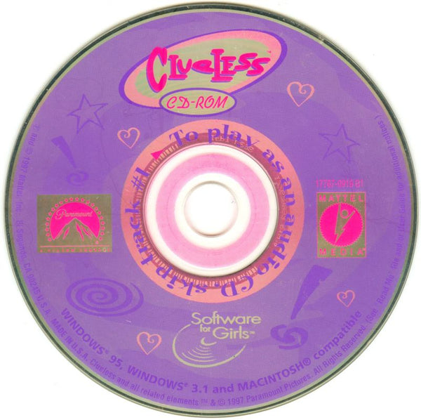 Clueless - CD-ROM (1997) Microsoft Windows 3.X CD by PC Gamez USA