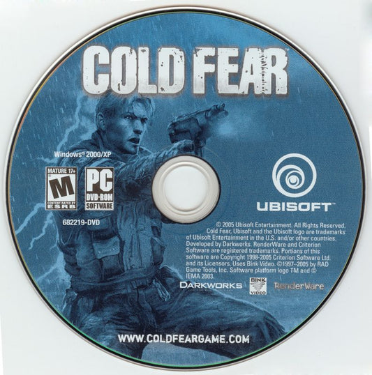 Cold Fear Microsoft Windows PC CD-PC Gamez USA