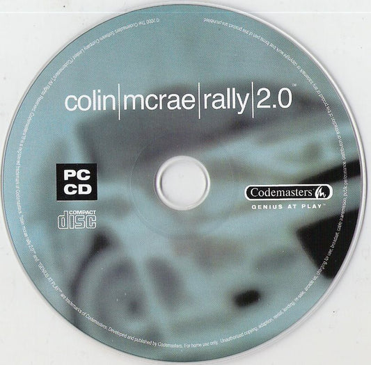Colin McRae Rally 2.0 Microsoft Windows PC CD-PC Gamez USA