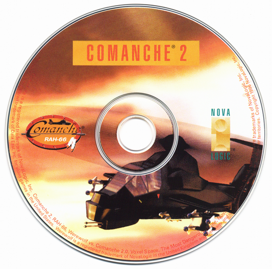 Comanche 2 Microsoft Windows PC CD-PC Gamez USA