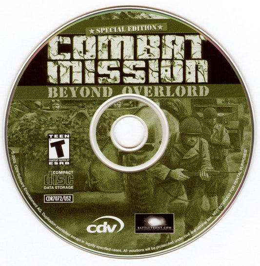 Combat Mission Beyond Overlord Microsoft Windows PC CD-PC Gamez USA