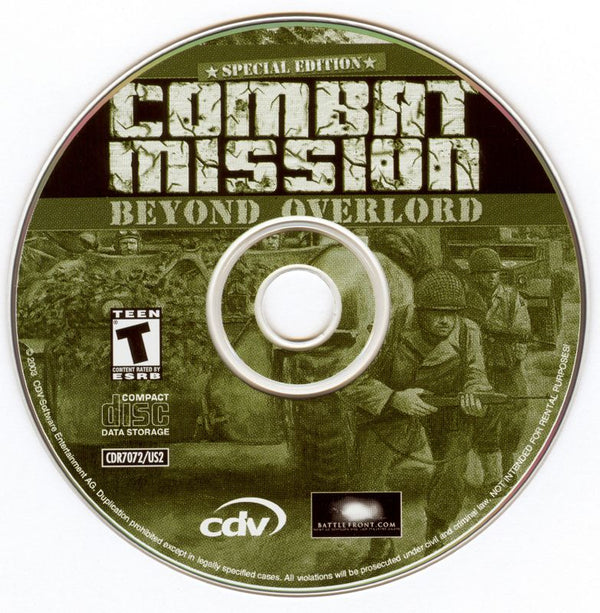 Combat Mission Beyond Overlord Microsoft Windows PC CD-PC Gamez USA