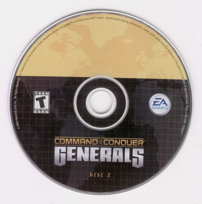 Command & Conquer - Generals Disc 1-2 Microsoft Windows PC CD-PC Gamez USA