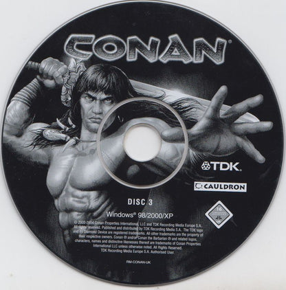 Conan Disc Disc 1-3 Microsoft Windows PC CD-PC Gamez USA