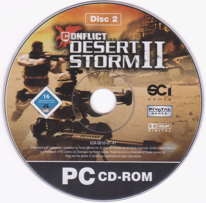 Conflict Desert Storm II - Back to Baghdad Disc 1-2 Microsoft Windows PC CD-PC Gamez USA
