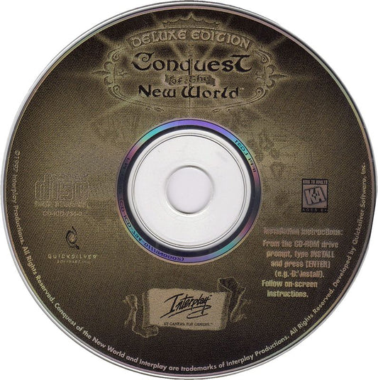 Conquest of the New World Deluxe Edition Microsoft Windows PC CD-PC Gamez USA
