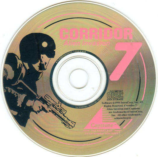 Corridor 7: Alien Invasion Microsoft Windows PC CD-PC Gamez USA