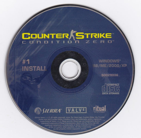 Counter-Strike - Condition Zero Disc 1-2 Microsoft Windows PC CD-PC Gamez USA