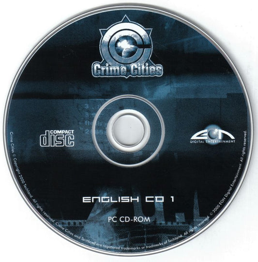 Crime Cities Disc 1-2 Microsoft Windows PC CD-PC Gamez USA