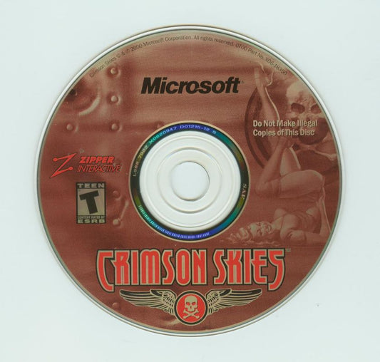 Crimson Skies Microsoft Windows PC CD-PC Gamez USA