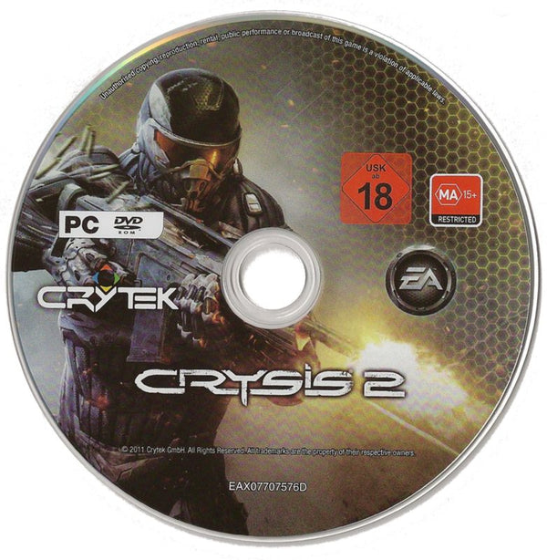 Crysis 2 Microsoft Windows PC DVD by PC Gamez USA