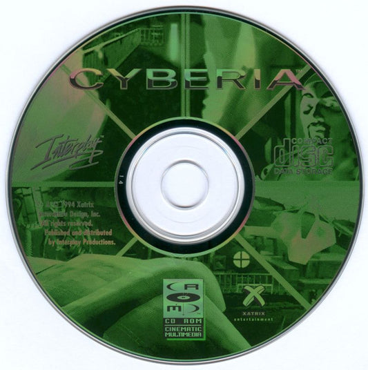 Cyberia Microsoft Windows PC CD-PC Gamez USA