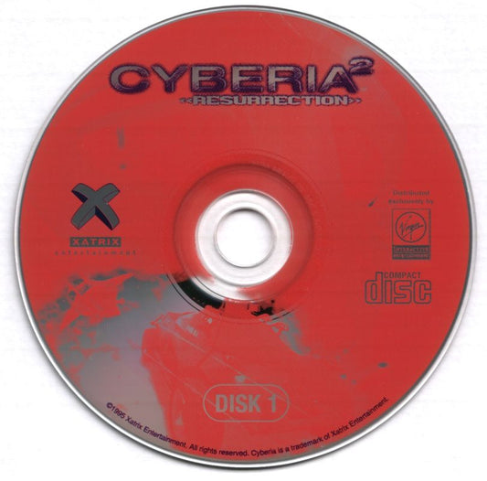 Cyberia 2 Resurrection Disc 1-2 Microsoft Windows PC CD-PC Gamez USA