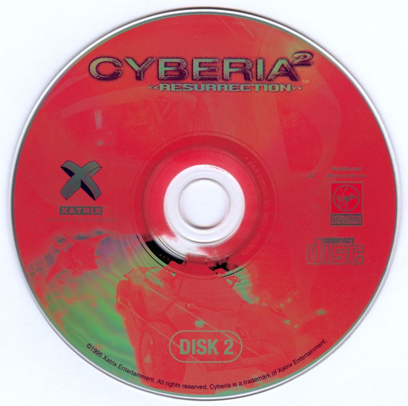 Cyberia 2 Resurrection Disc 1-2 Microsoft Windows PC CD-PC Gamez USA