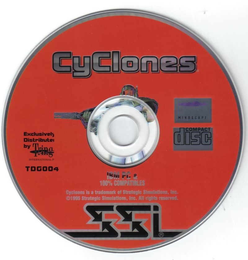 Cyclones Microsoft Windows PC CD-PC Gamez USA