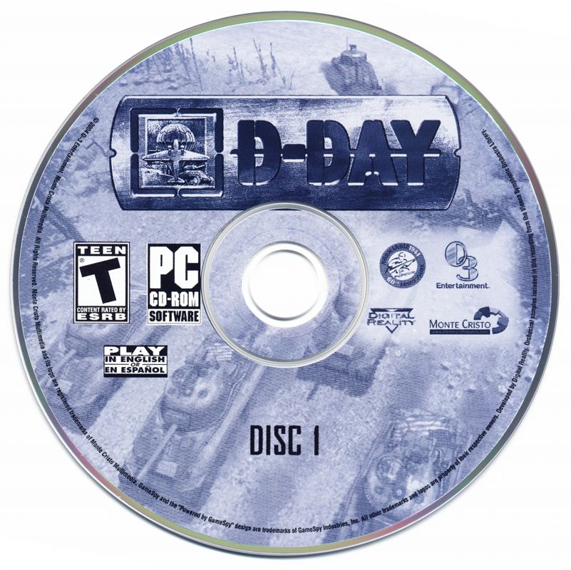 D-Day Disc 1-2 Microsoft Windows PC CD-PC Gamez USA