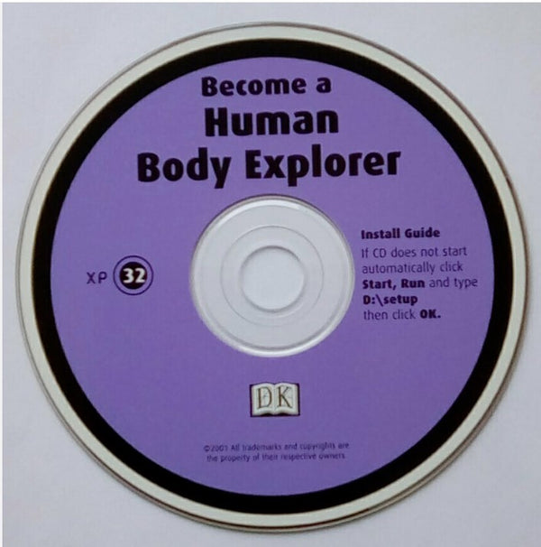 DK Become a Human Body Explorer Microsoft Windows PC CD-PC Gamez USA