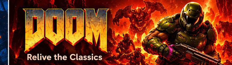DOOM promotional homepage banner