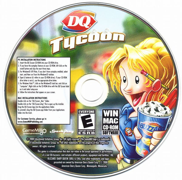 DQ Tycoon Microsoft Windows PC CD by PC Gamez USA