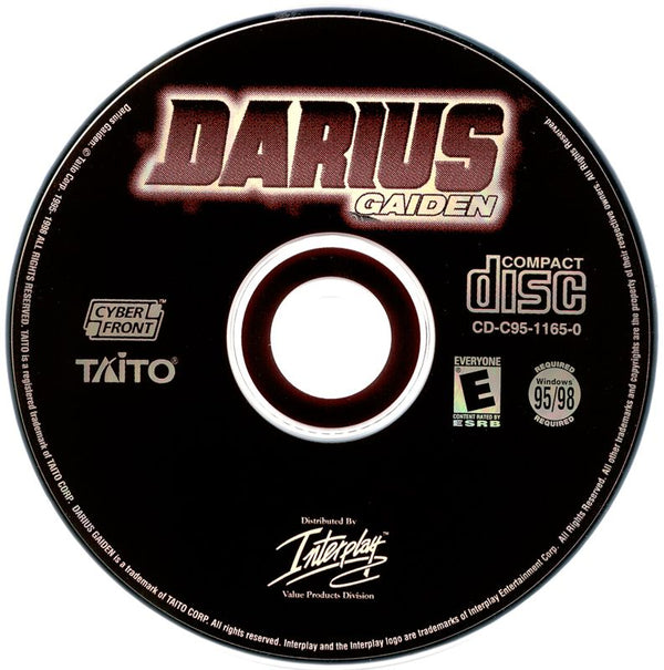 Darius Gaiden Microsoft Windows PC CD-PC Gamez USA