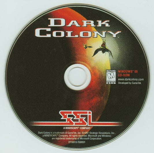Dark Colony Microsoft Windows PC CD-PC Gamez USA