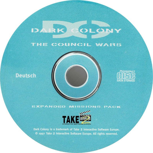 Dark Colony The Council Wars Microsoft Windows PC CD-PC Gamez USA