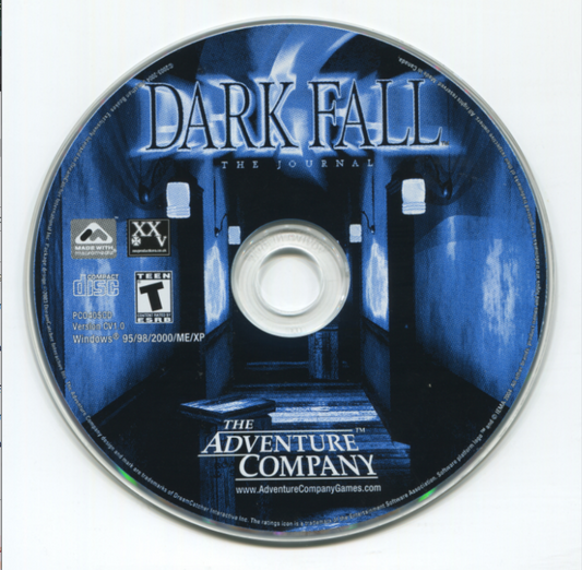Dark Fall The Journal Microsoft Windows PC CD-PC Gamez USA