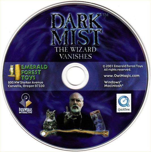 Dark Mist The Wizard Vanishes Microsoft Windows PC CD-PC Gamez USA