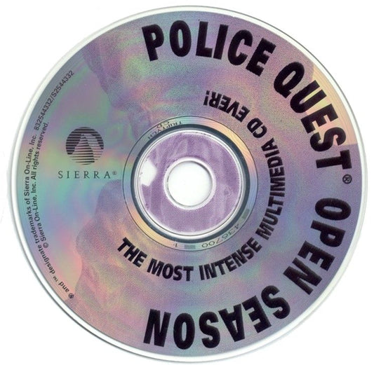 Daryl F. Gates Police Quest Open Season Microsoft Windows PC CD-PC Gamez USA