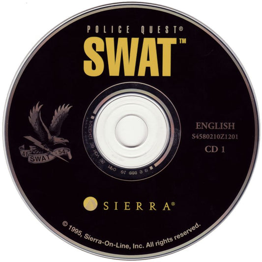 Daryl F. Gates' Police Quest - SWAT Disc 1-4 Microsoft Windows PC CD-PC Gamez USA