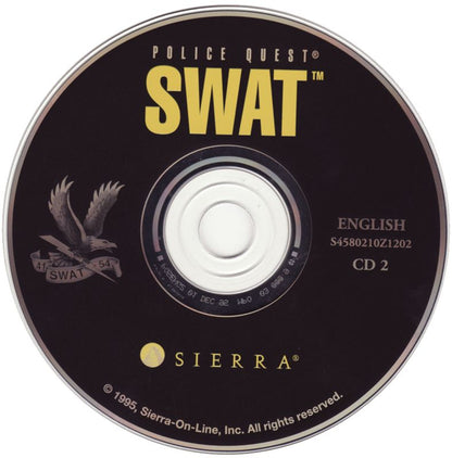 Daryl F. Gates' Police Quest - SWAT Disc 1-4 Microsoft Windows PC CD-PC Gamez USA