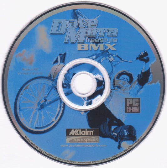 Dave Mirra Freestyle BMX Microsoft Windows PC CD-PC Gamez USA