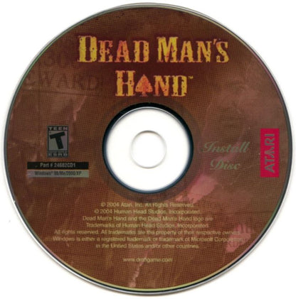 Dead Man's Hand Disc 1-2 RWKH-LNBT-J84P-9FEZ-SD6G-FE83 Microsoft Windows PC CD-PC Gamez USA