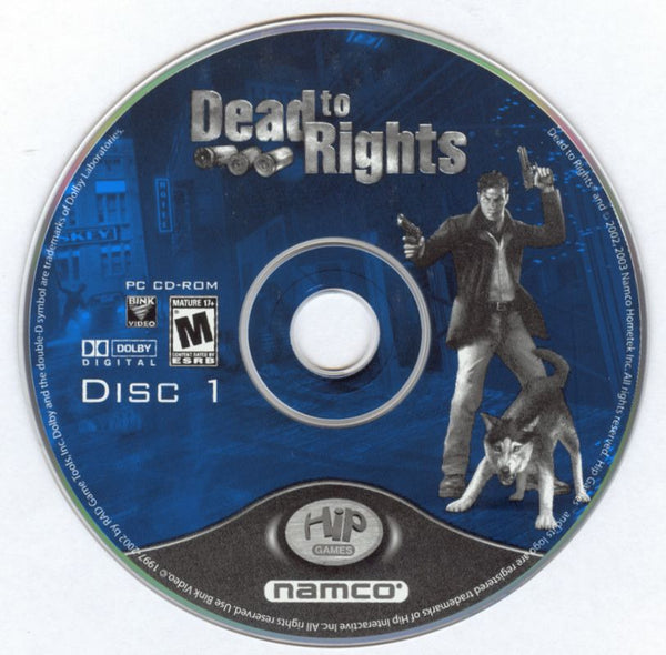 Dead To Rights Disc 1-3 Microsoft Windows PC CD-PC Gamez USA