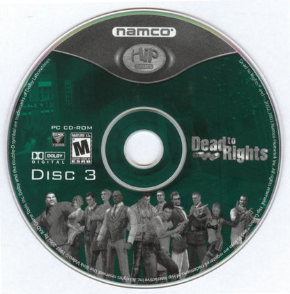 Dead To Rights Disc 1-3 Microsoft Windows PC CD-PC Gamez USA