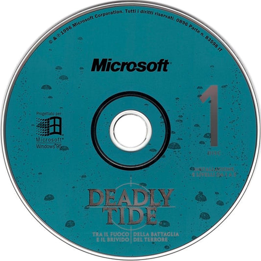 Deadly Tide Disc 1-4 Microsoft Windows PC CD-PC Gamez USA