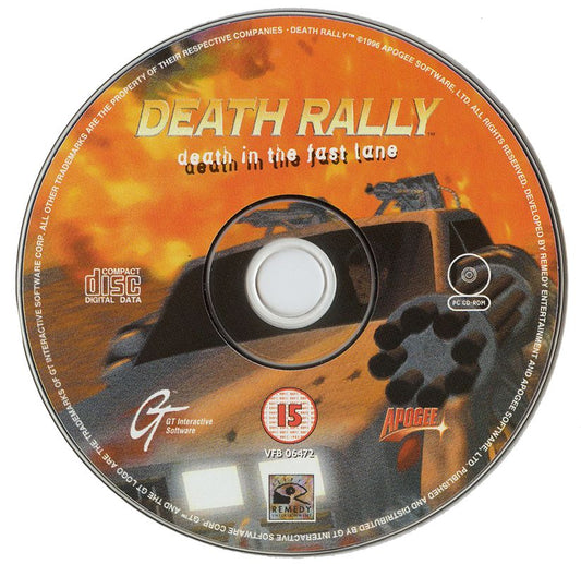 Death Rally Microsoft Windows PC CD-PC Gamez USA