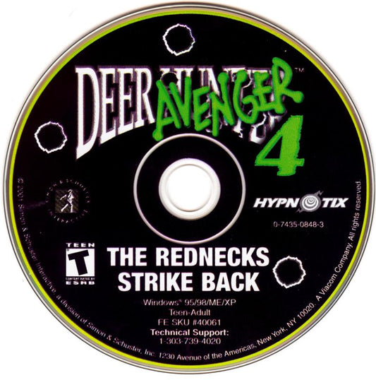 Deer Avenger 4 The Rednecks Strike Back Microsoft Windows PC CD-PC Gamez USA