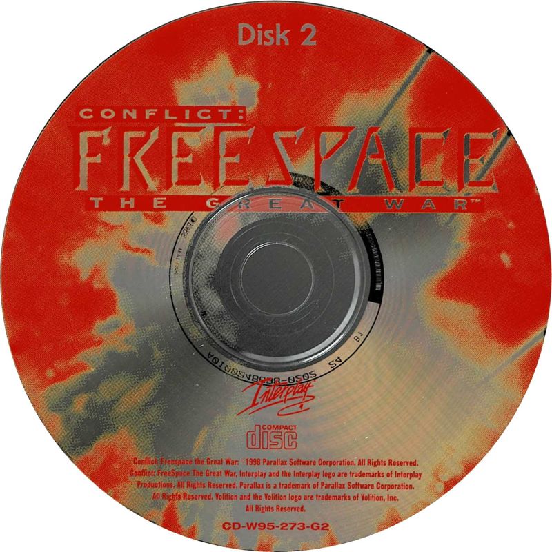 Descent Freespace - The Great War Disc 1-2 Microsoft Windows PC CD-PC Gamez USA